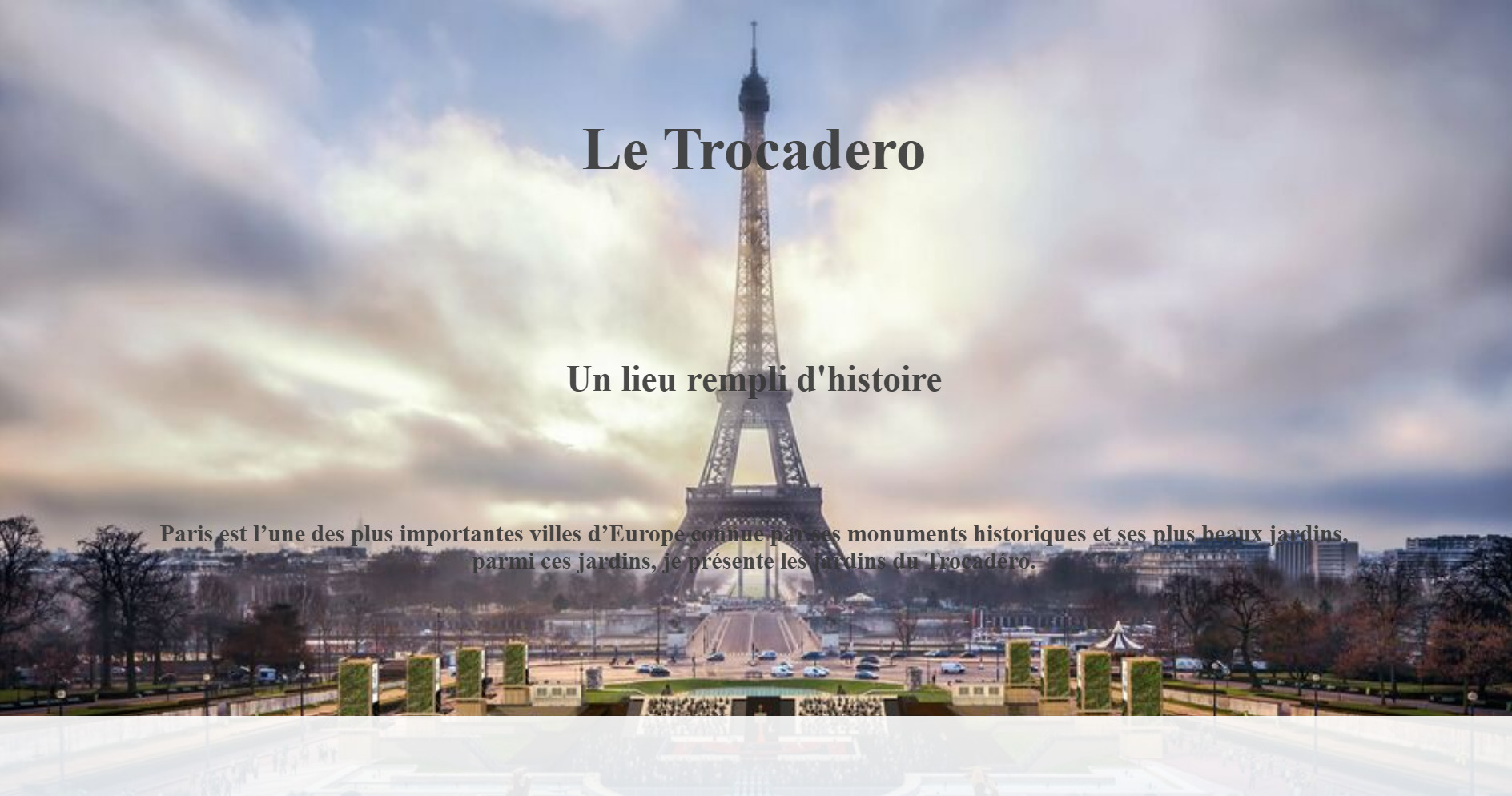 Trocadero project screenshot